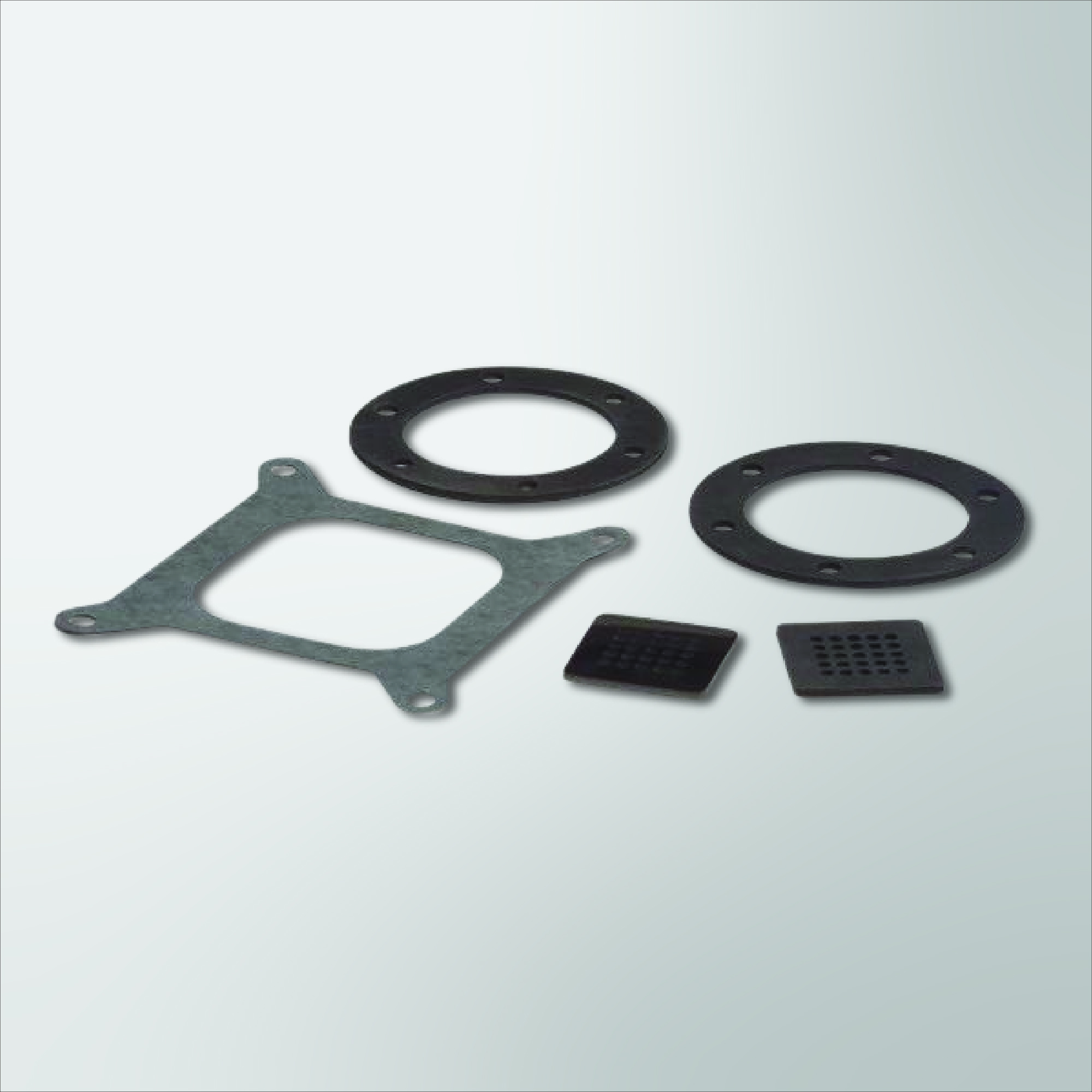 smaller pieces of metal cut by waterjet