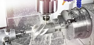 Liquid cooled lathe machine