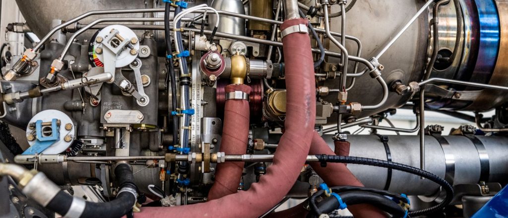 Engine of helicopter - Aerospace Industry example