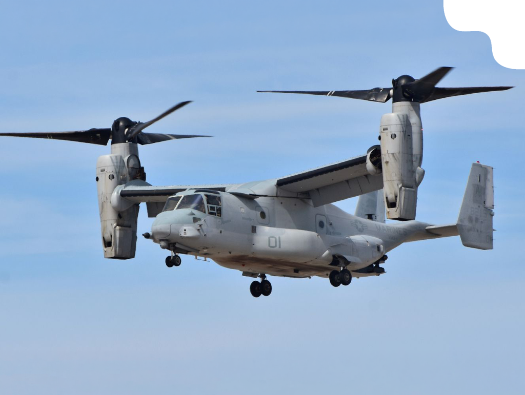 Marine Corps MV-22 Osprey - Example Tube Fabrication Example for Defense Industry