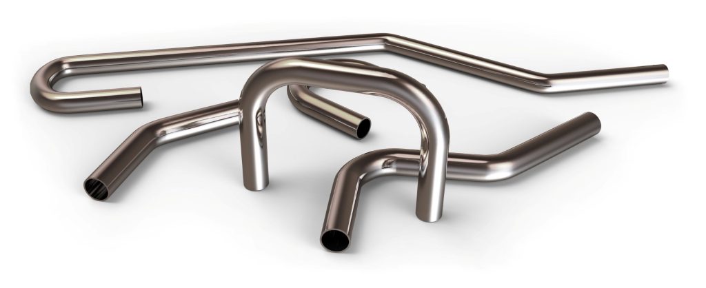 selection of bent tubes