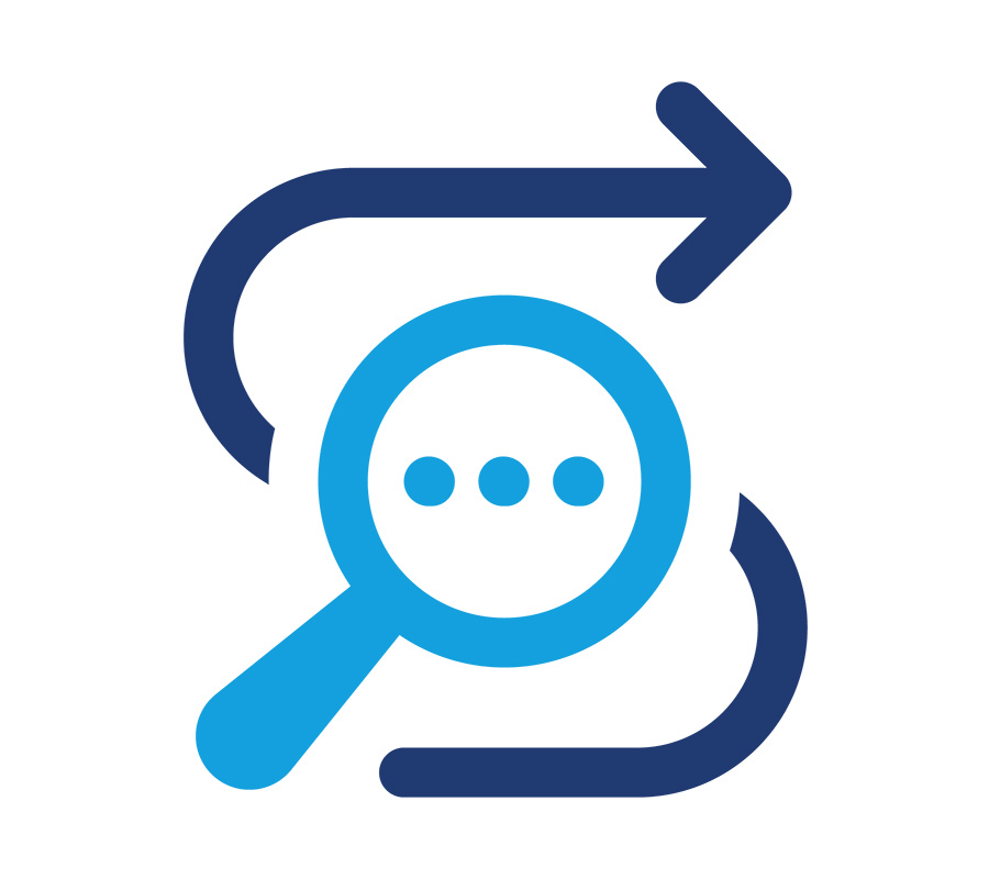 Traceability icon to represent quality control